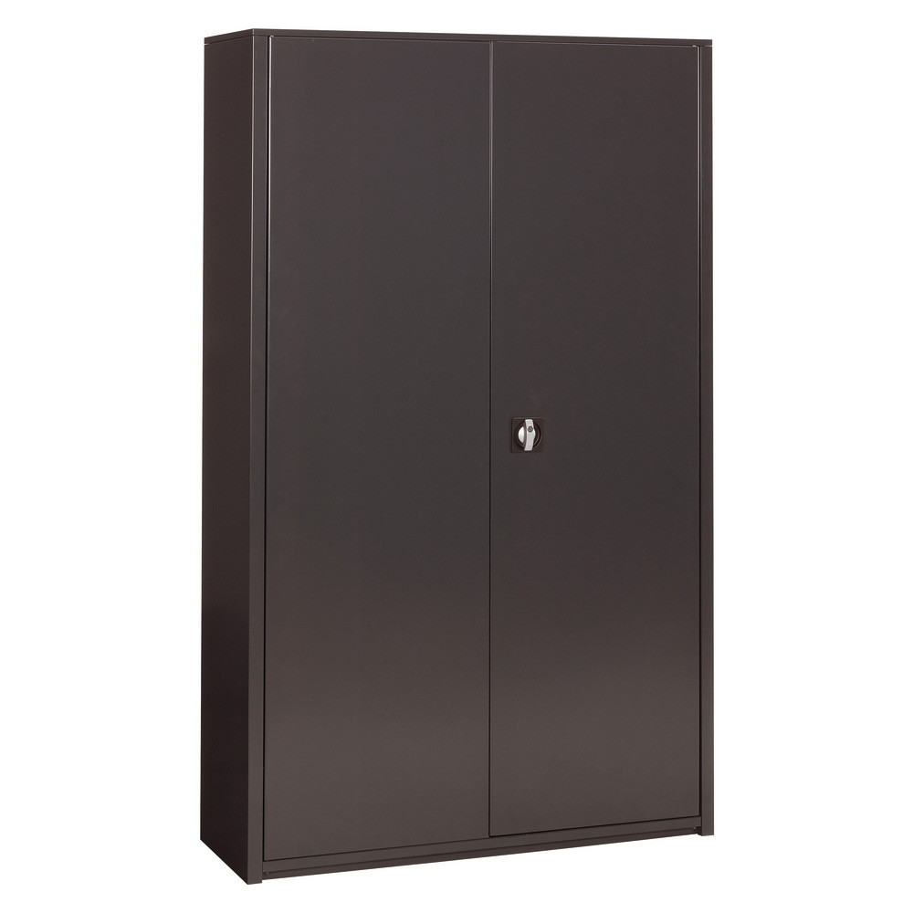 Armoire mtal Maxi Classtout - A portes battantes H. 198 x L. 120 cm - Corps Anthracite - Portes Anthracite