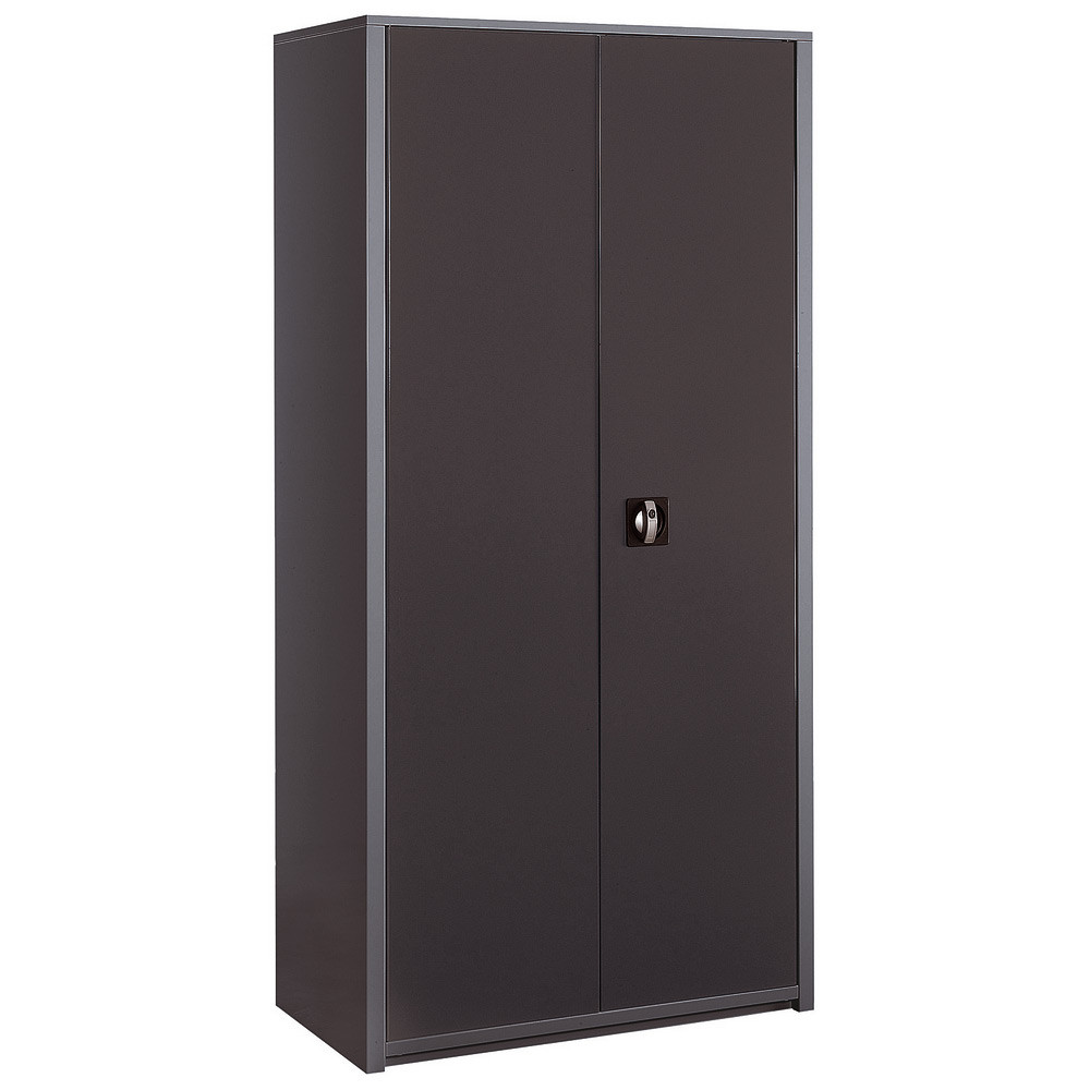Armoire mtal Classtout - A portes battantes - H. 180  x  L. 90 cm - Corps Anthracite - Portes Anthracite