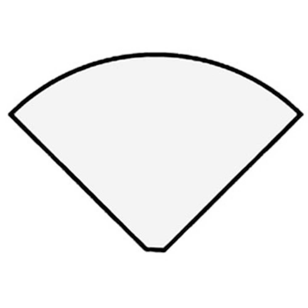 Angle de liaison 90 arrondi Actual - Cts 80 cm - Plateau Htre - Pied Blanc