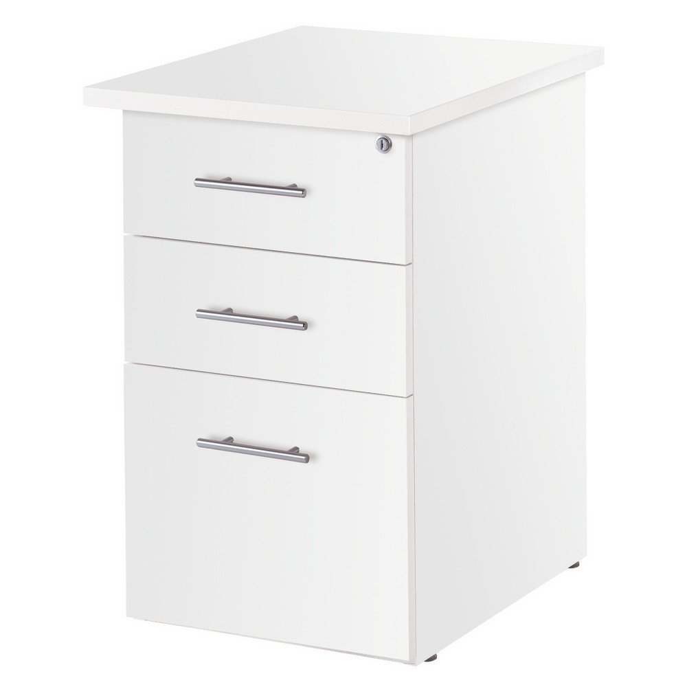 Caisson hauteur bureau Axiome - L.47,5 x H.72,5 x P.60 cm - Blanc