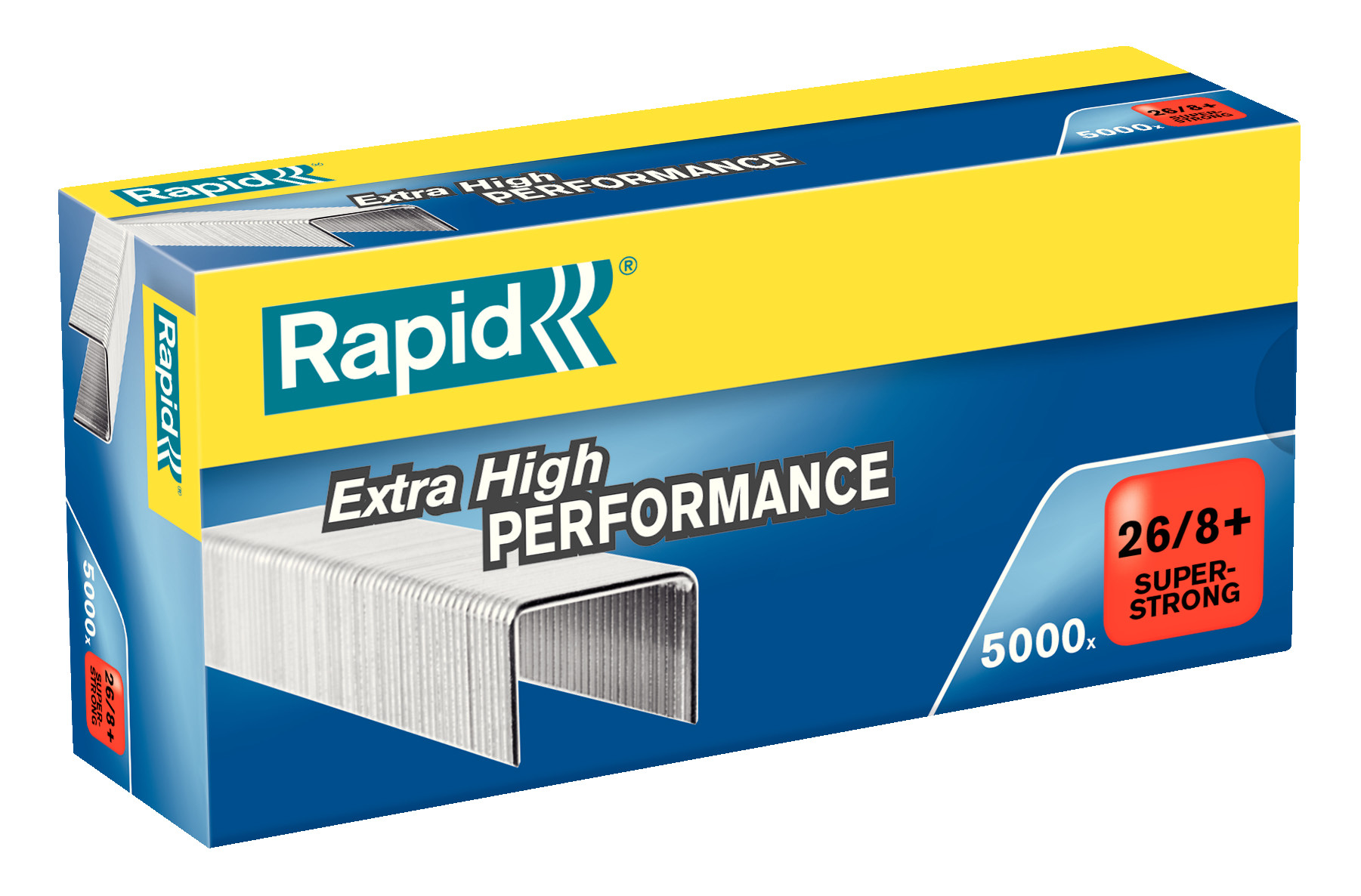 Rapid+Agrafes++26/8++Super+Strong+-+Capacite+50+feuilles+-+Boite+de+5000
