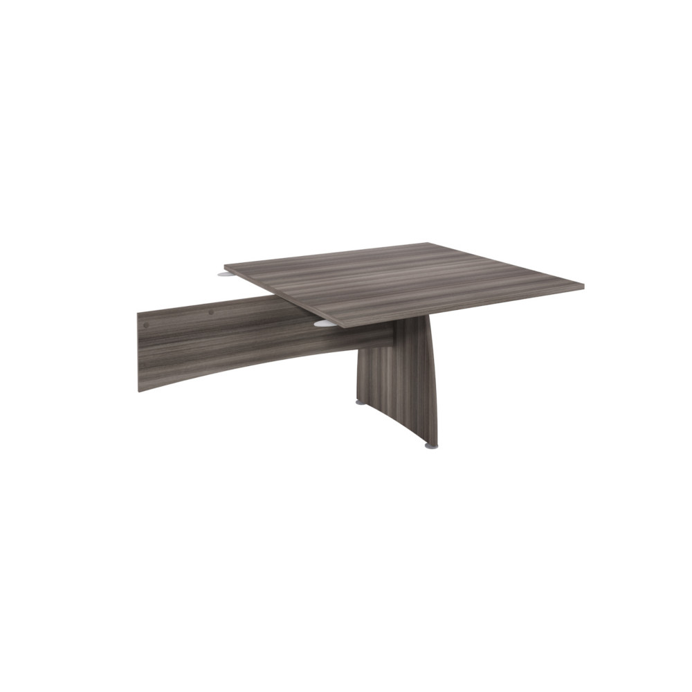 Table d'extension carre L.124,5 x P.120 cm mlamin pieds pleins - Cdre
