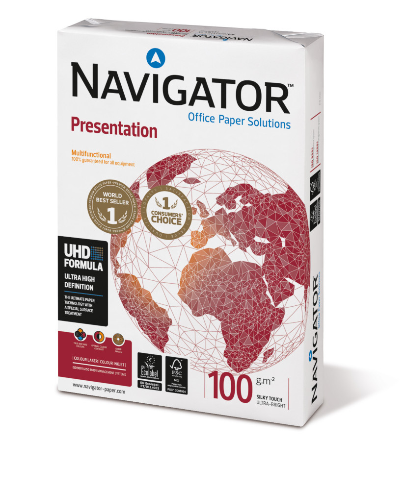 Navigator Papier A4 blanc Prsentation - 100g - Ramette de 500 feuilles