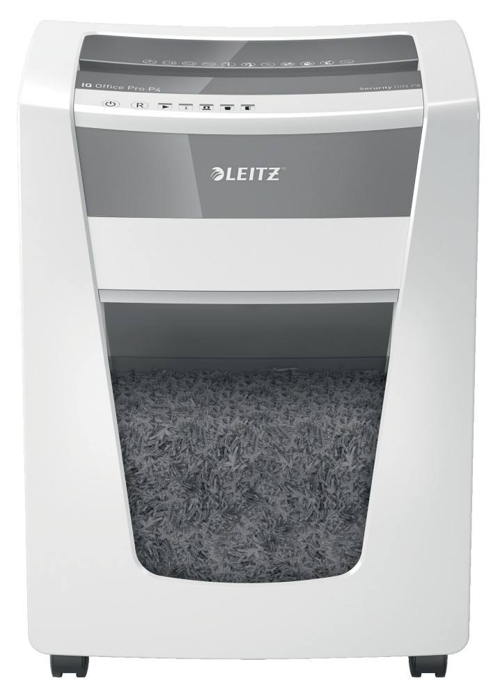 Leitz Destructeur de documents IQ Office Pro coupe croise DIN P4 - 20feuilles -  Corbeille 30L
