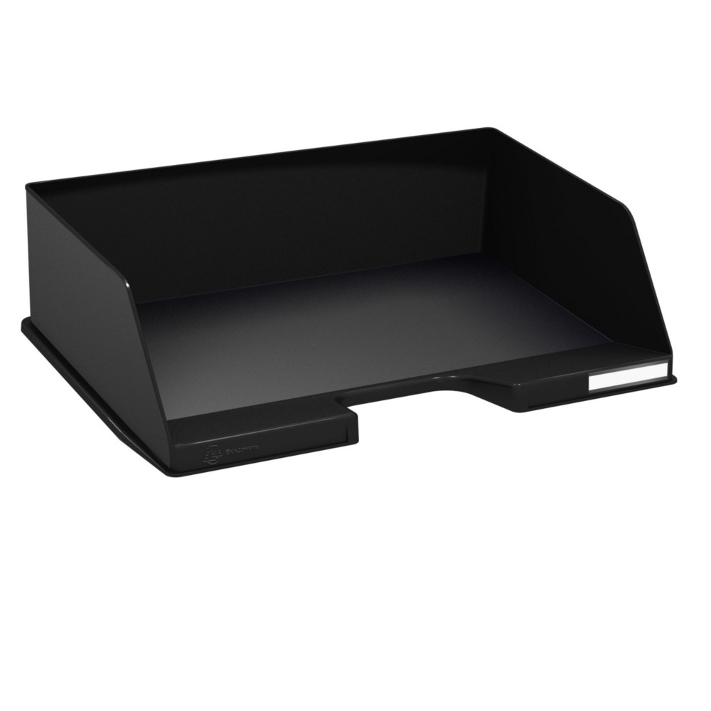 Exacompta corbeille  courrier COMBO Maxi  l'talienne A4+, 100 % recycl  Noir