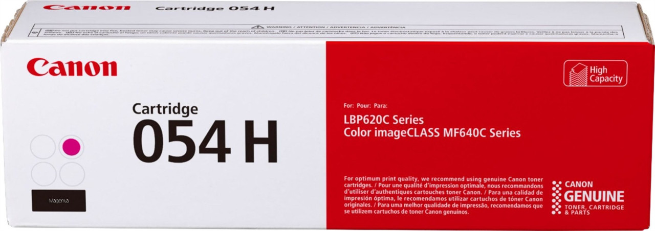 Canon 054 H Toner authentique 3026C002 - Magenta