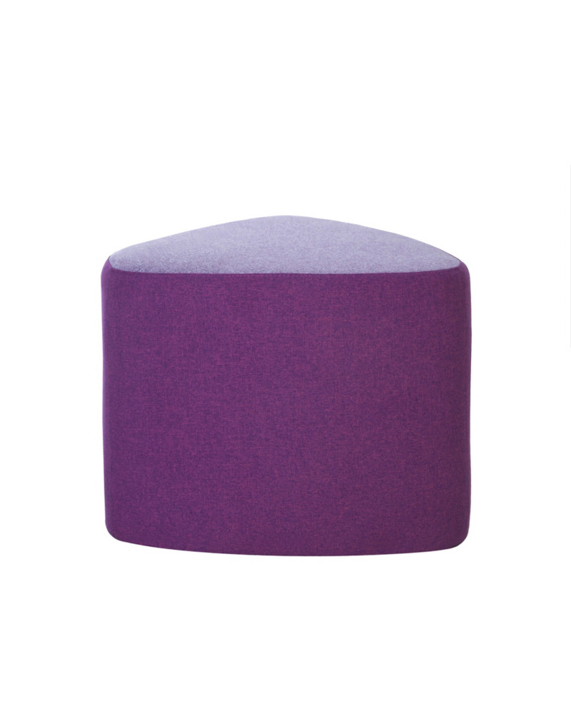 Pouf modulable Flower tissu non feu M1 - Violet