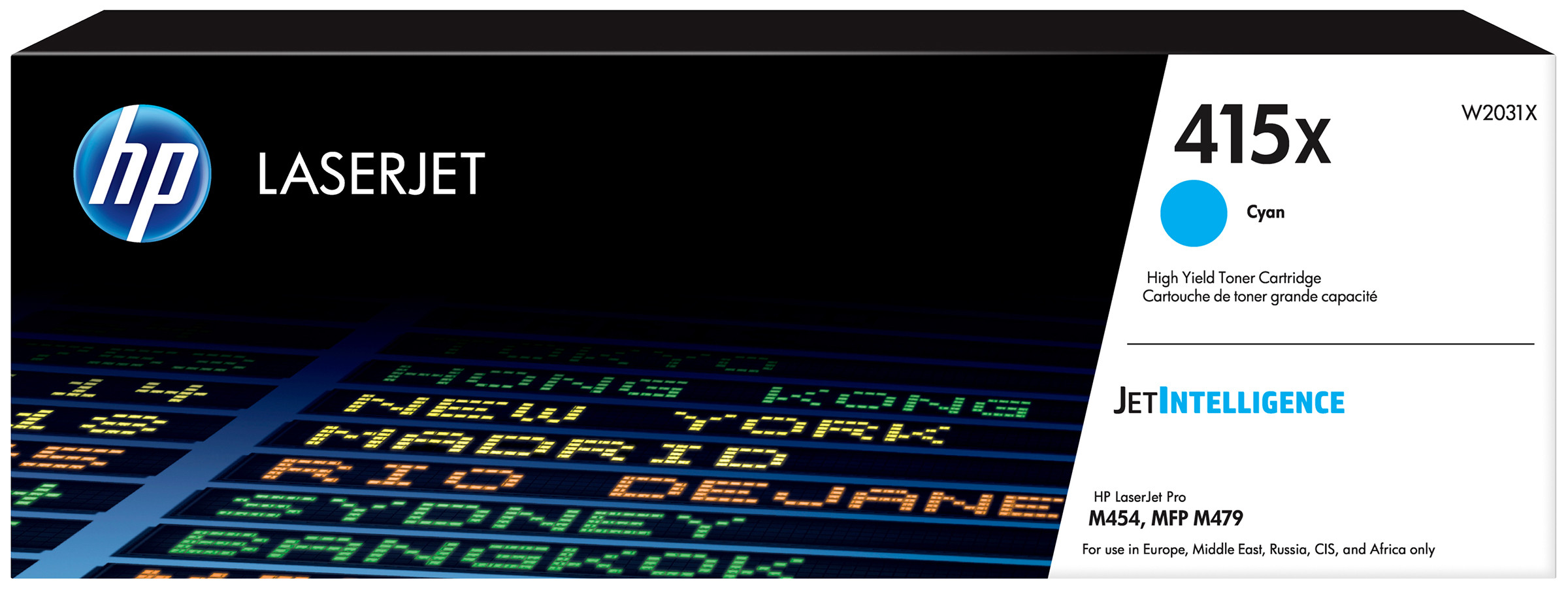 HP W2031X Cyan - vue 6
