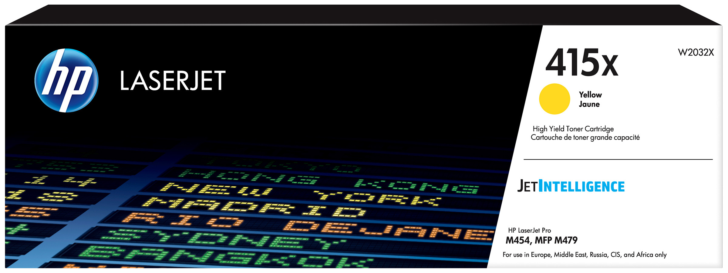 HP W2032X Jaune - vue 5