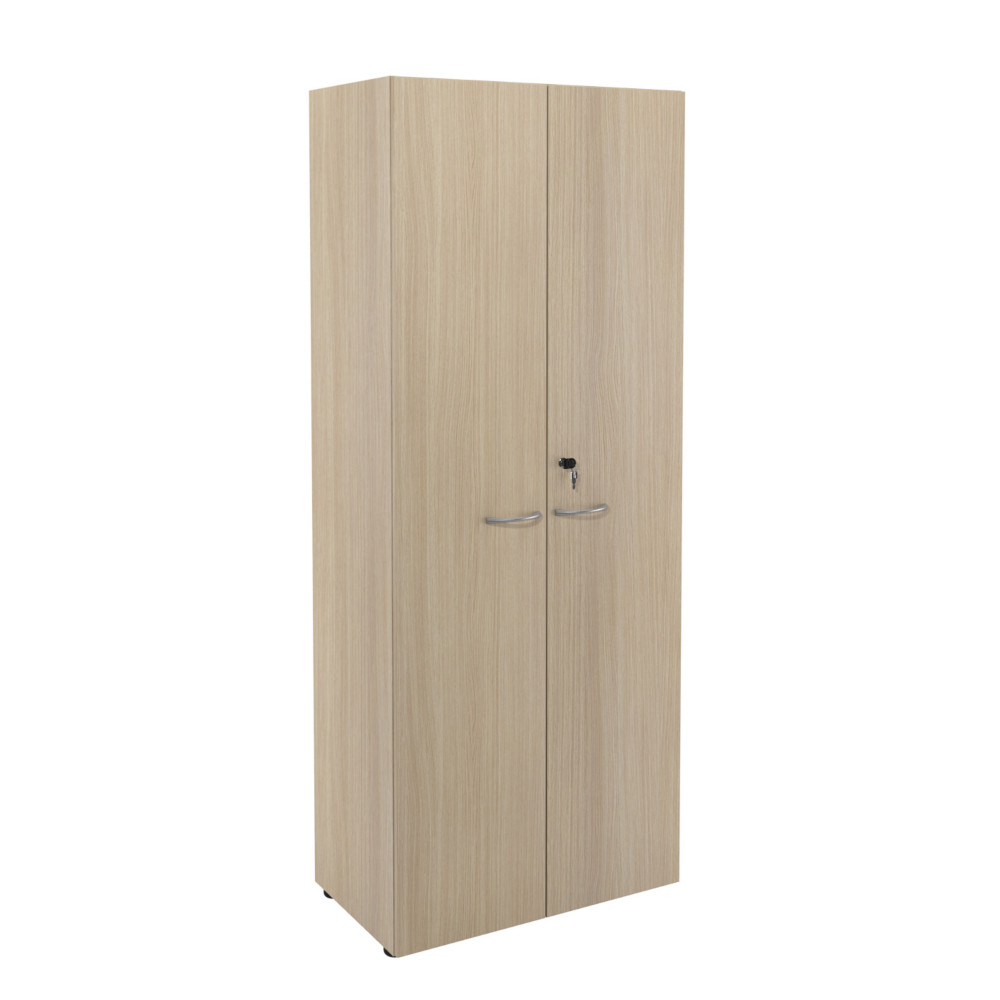 Armoire haute portes battantes L.80 x P.48 x H.203 cm - Chne