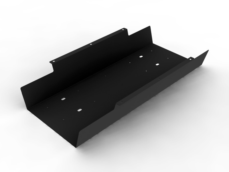 Goulotte d'lectrification pour bureau partag Halden - L.60 cm - Noir