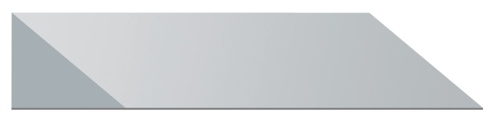 Coiffe incline Vestiaire mtal Budget monobloc industrie salissante - Largeur 40 cm - Gris
