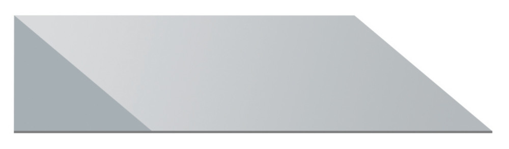 Coiffe incline Vestiaire mtal Budget monobloc industrie propre - Largeur 30 cm - Gris