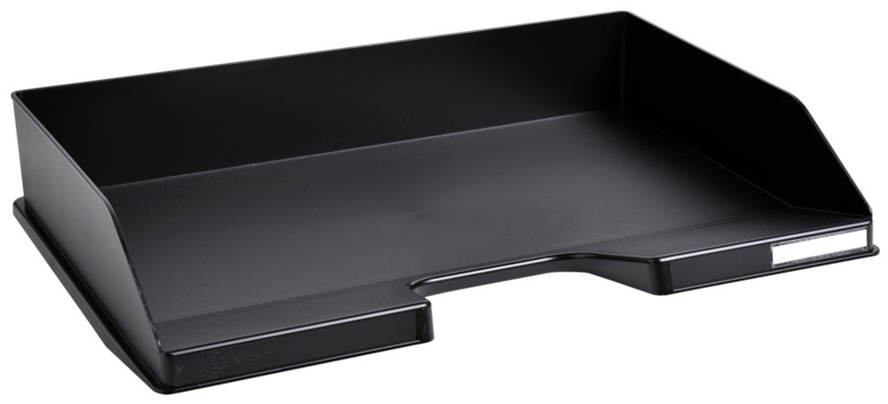 Exacompta corbeille  courrier COMBO  l'talienne A4+, 100 % recycl  Noir