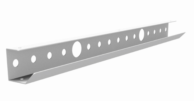Chemin passe câbles pour bureaux Vitaly L.99 cm - horizontal Blanc