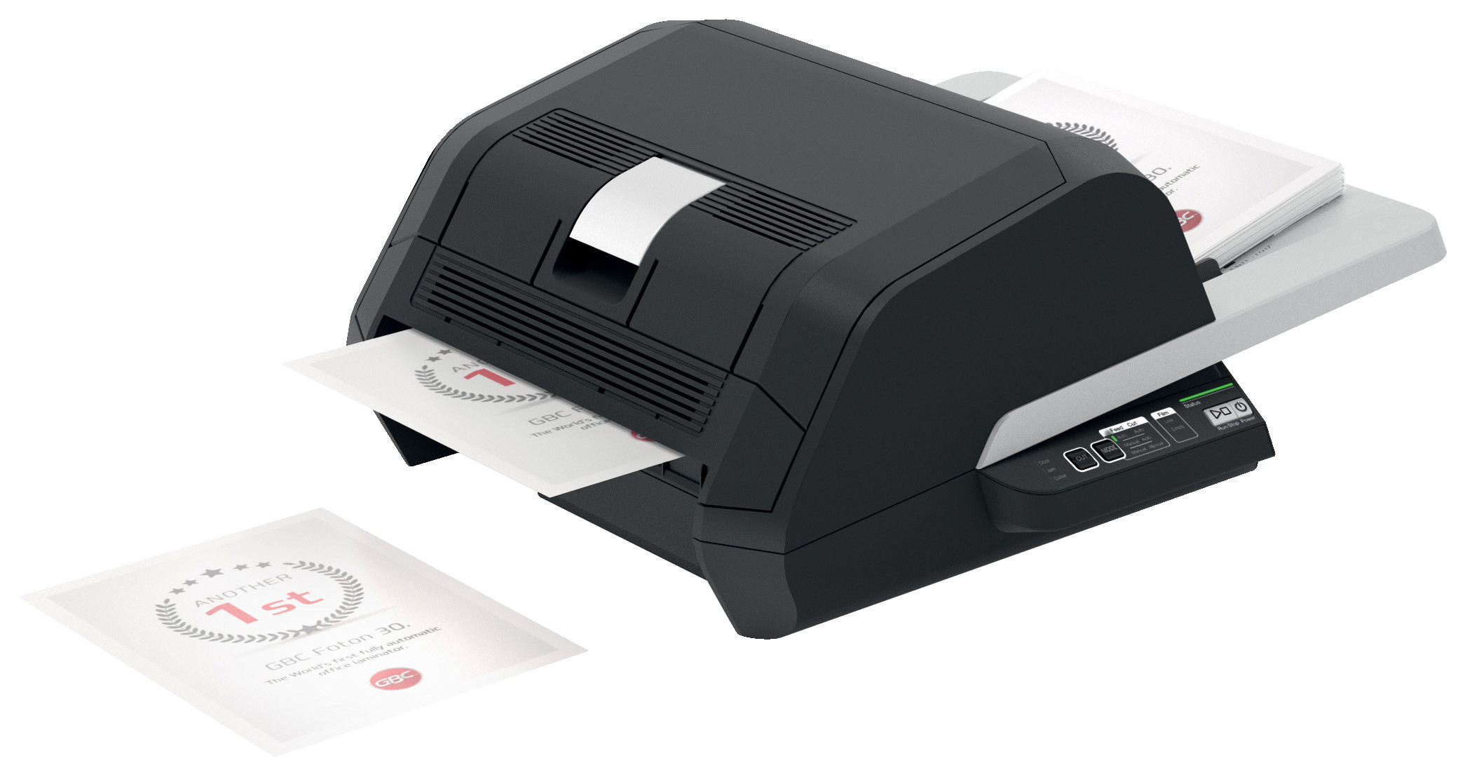 GBC Plastifieuse automatique Foton 30, pour documents A4/A3 jusqu'à 125 microns, Noir