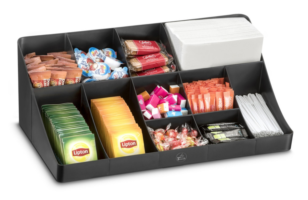 Cep Take A Break station de rangement compartimente, 462 x 168 x 249 mm, polystyrne, noir