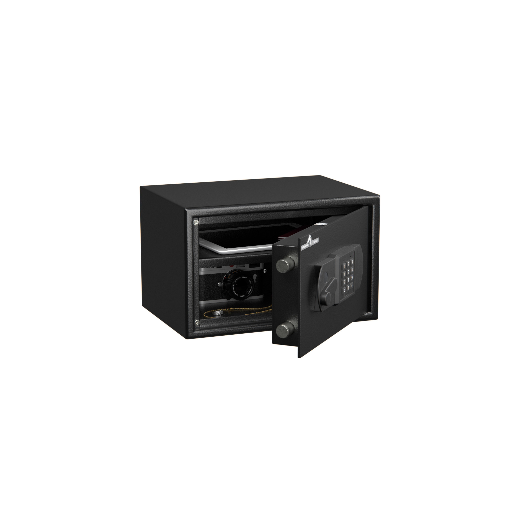 Hartmann Tresore Coffre-fort blindé 15 L serrure électronique - Noir