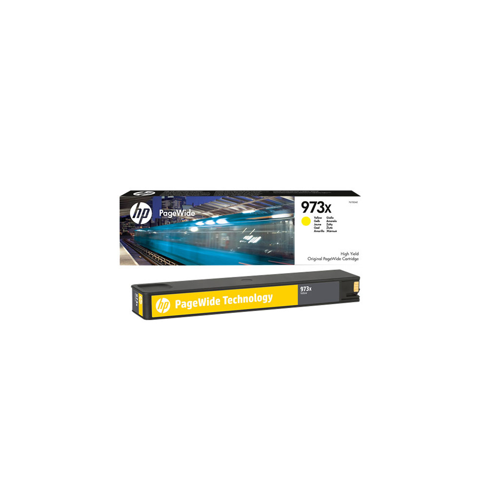 HP Cartouche dencre jaune PageWide grande capacité authentique F6T83AE pour HP PageWide Pro 452477552577 - vue 6