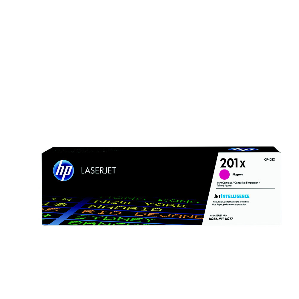 HP 201X Toner authentique grande capacité CF403X - Magenta