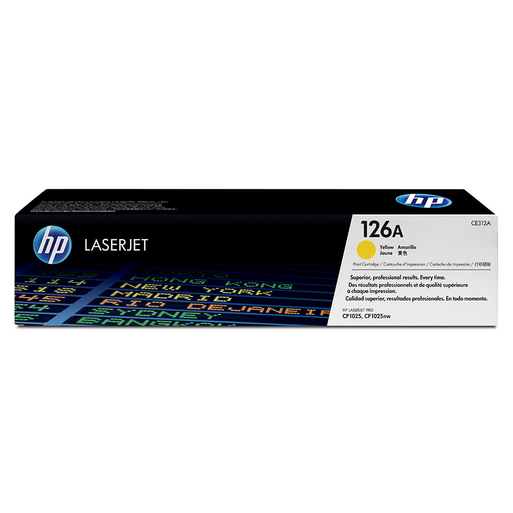 HP 126A Toner authentique CE312A - Jaune