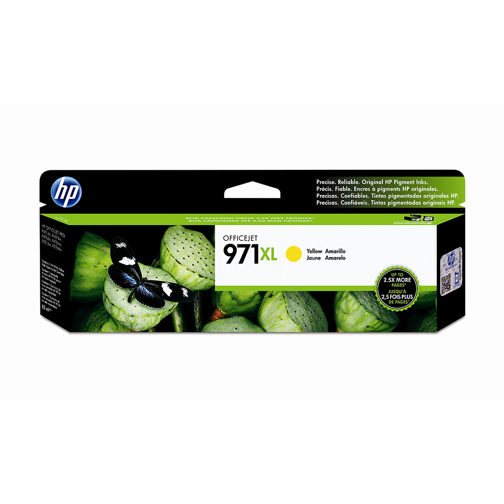 HP 971XL Cartouche d'encre authentique grande capacité  CN628AE - Jaune