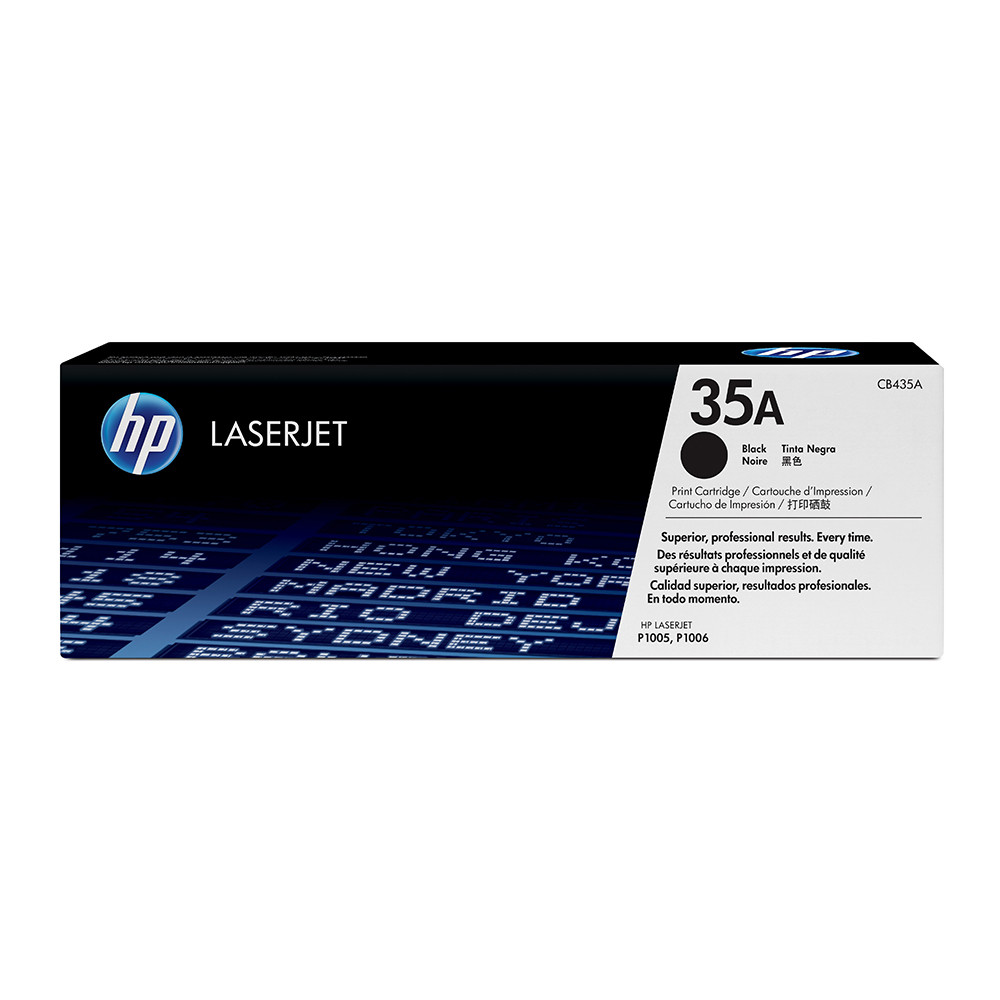 HP 35A Toner authentique CB435A - Noir
