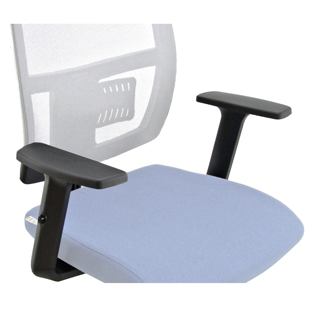 Accoudoirs 1D pour sige Mlania - Noir - Rglables en hauteur