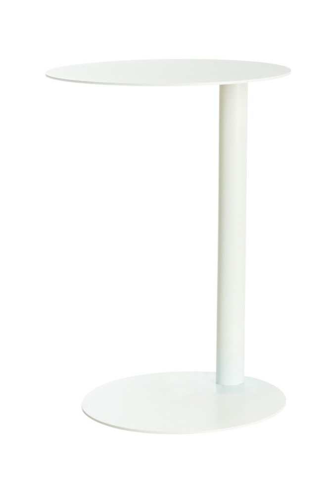 Paperflow Table d'appoint Easydesk mtal, diamtre 40 cm - Blanc