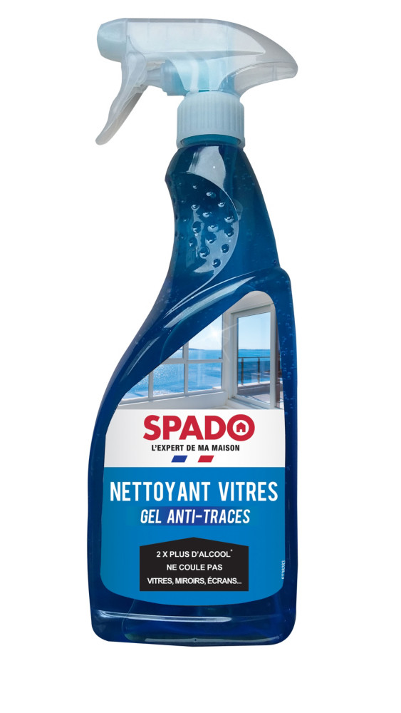 Spado Nettoyant vitres gel anti-traces - Vaporisateur 750 ml