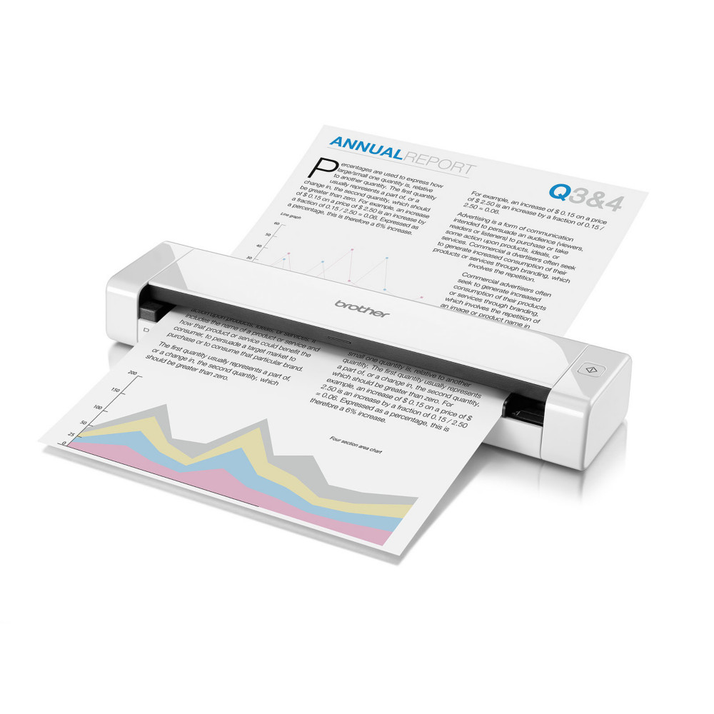 Brother DS-740D Scanner de documents mobile recto verso USB.