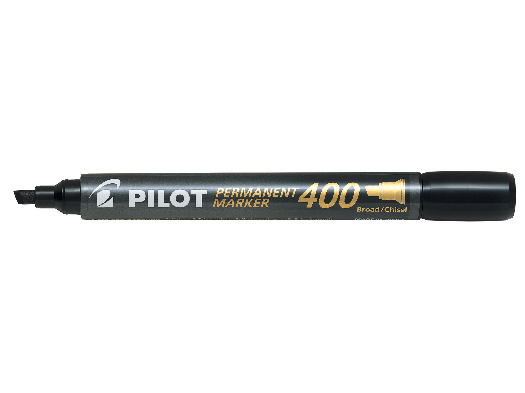 Pilot 400 Marqueur permanent pointe biseautée 4 mm noir