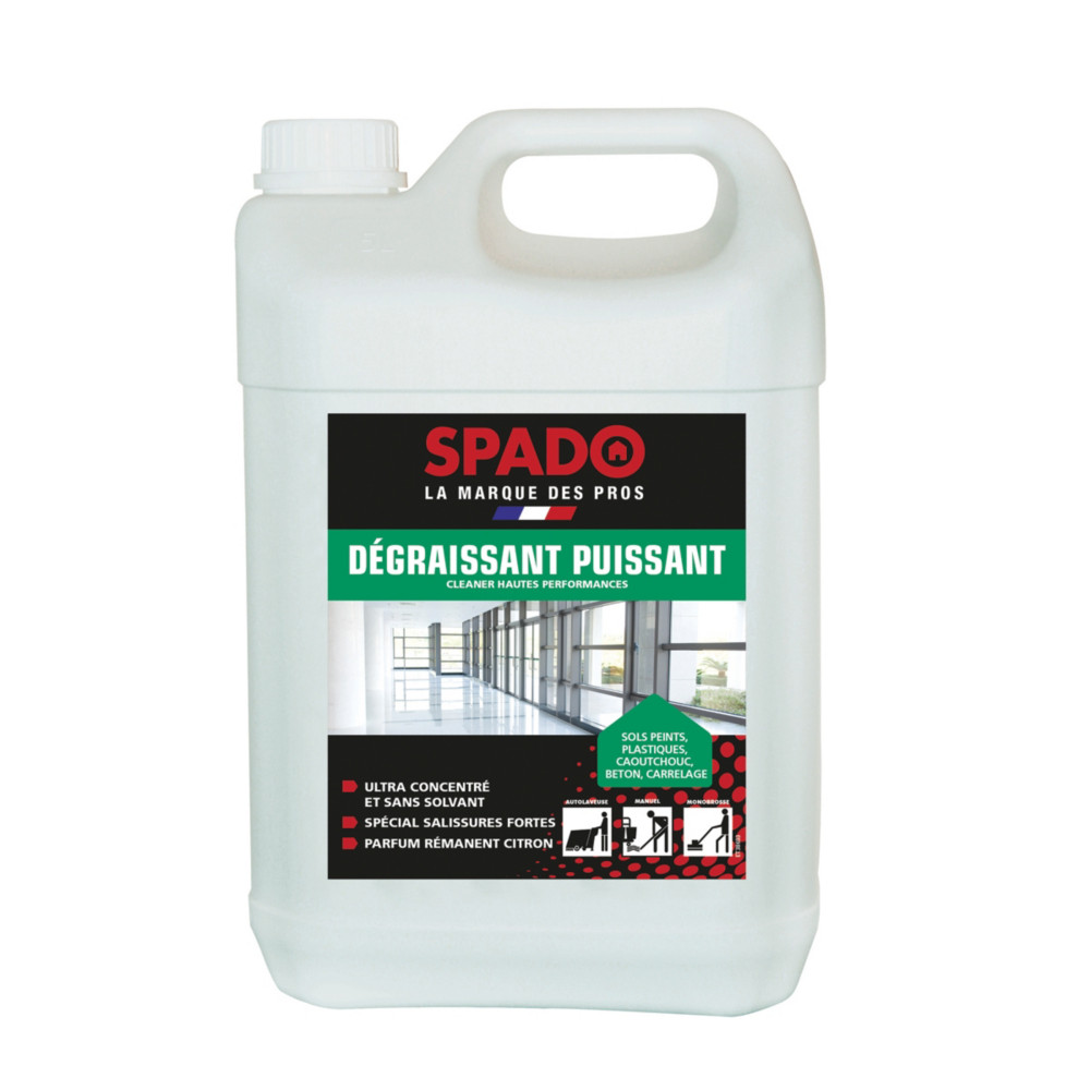 SPADO Dgraissant puissant, cleaner haute performance, Bidon 5 L