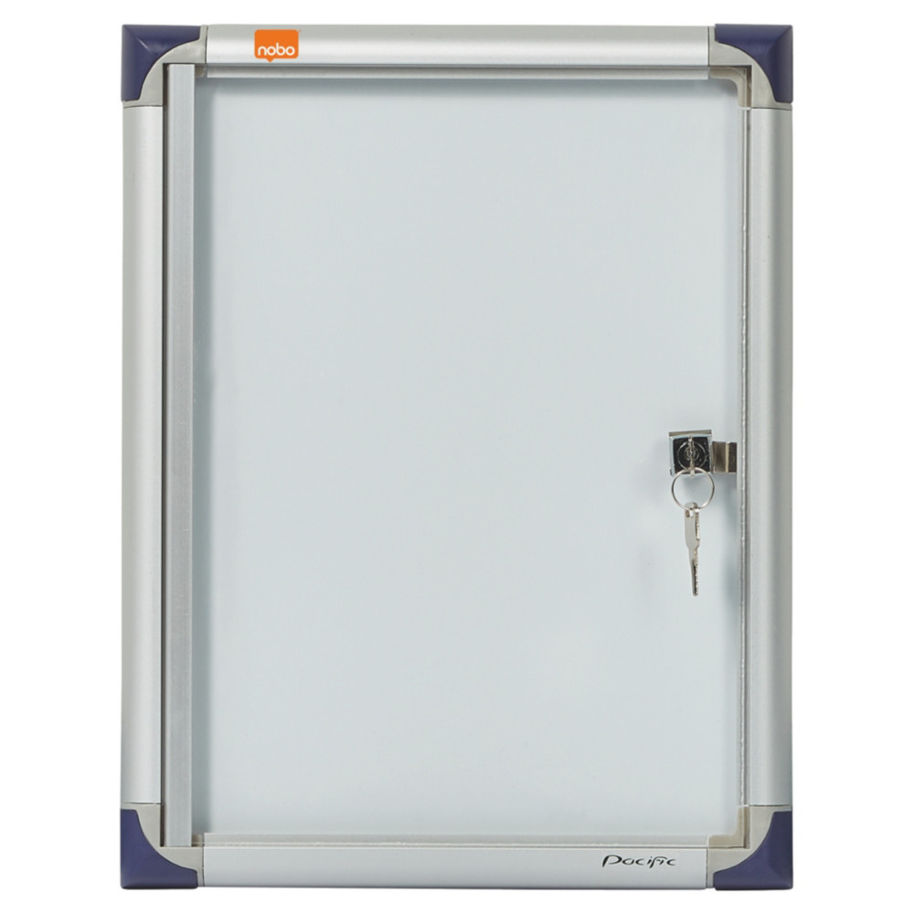 Nobo Vitrine d'intrieur extra-plate porte-battante fond magntique, 1 feuille A4, dimensions L25,5 x H34 x P2,2 cm