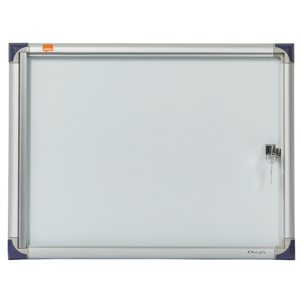 Nobo Vitrine d'intrieur extra-plate porte-battante fond magntique, 2 feuilles A4, dimensions L51 x H34 x P2,2 cm