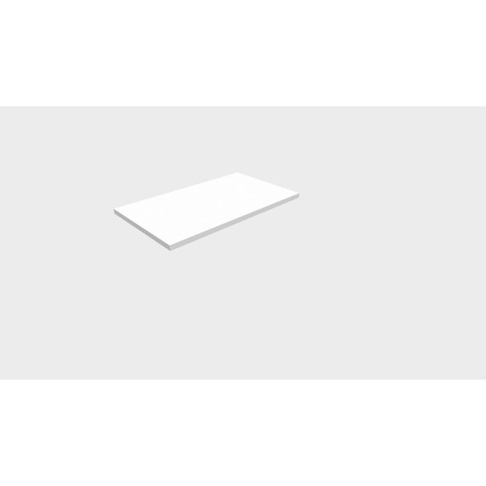 Top de finition pour armoire  rideaux Confort+ L.80 cm - Blanc