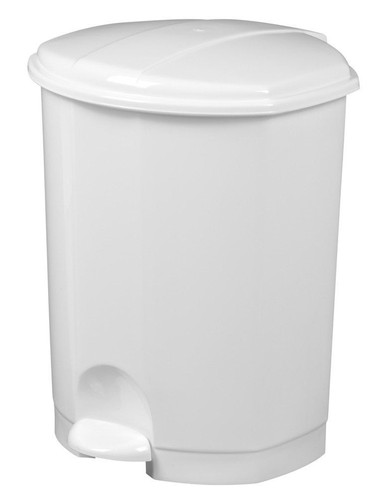 Rossignol Poubelle  pdale Prima, 18 litres - Blanc