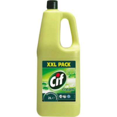 Cif Crème nettoyante polyvalente professionnelle - Citron - Bidon 2 L