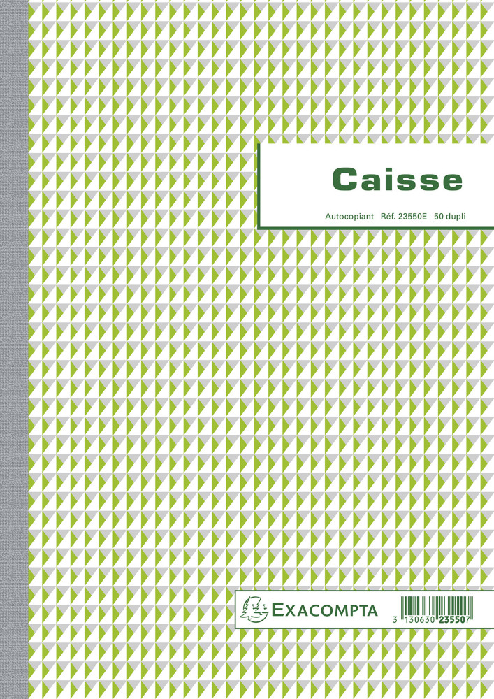 Exacompta Manifold autocopiant - Journal de caisse, 50 pages double exemplaires - 29,7 x 21 cm