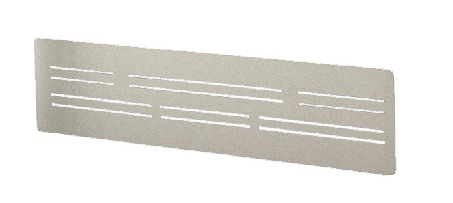 Voile de fond Wood L.128 x H.30 cm - Aluminium - Mtal