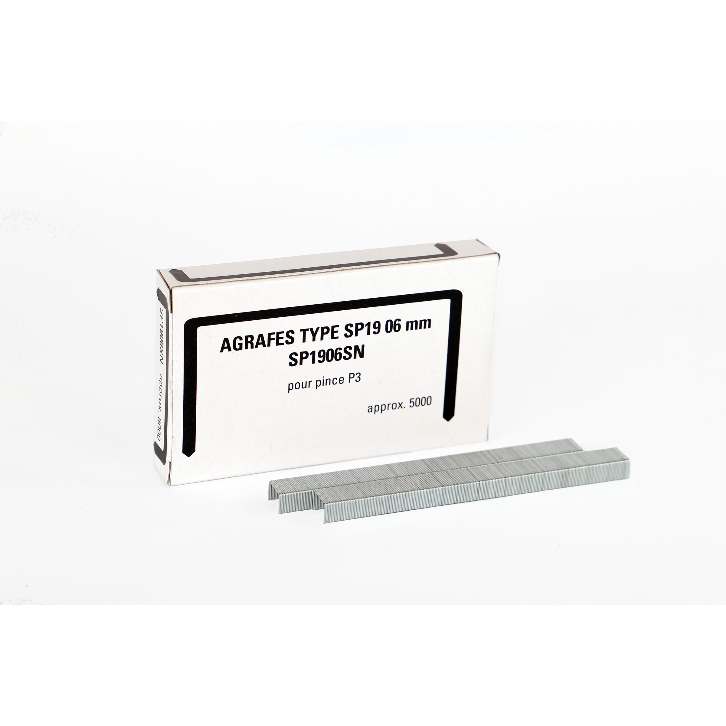 Bostitch+Agrafes+SP19+6+mm+-+Pour+pince+P3+-+Capacite+30+feuilles+-+Boite+5000