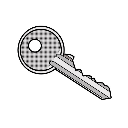 PROMEDIF Clé pour bloc multicases 2 portes