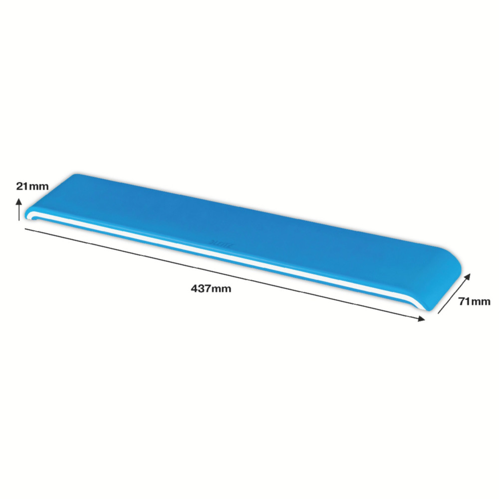 Leitz Ergo WOW Repose-poignets rglable pour clavier - Bleu