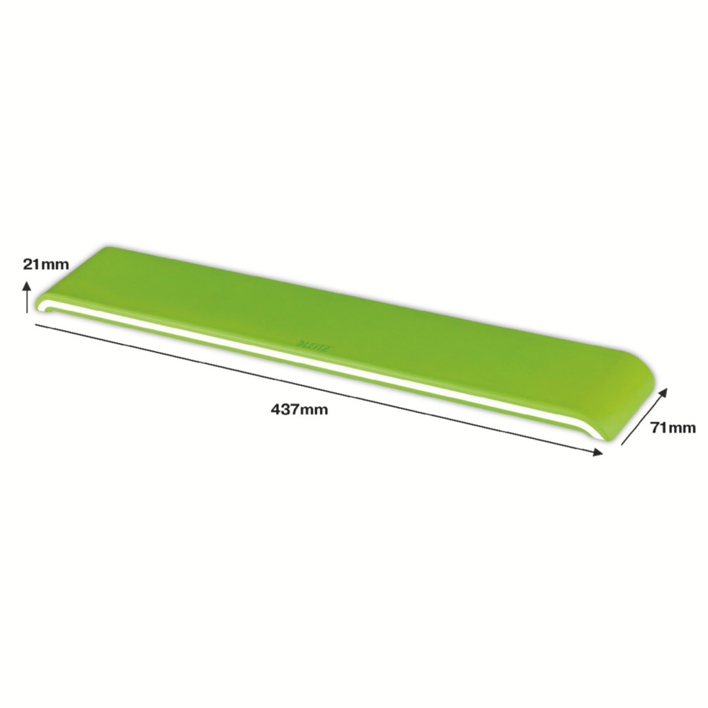 Leitz Ergo WOW Repose-poignets rglable pour clavier - Vert