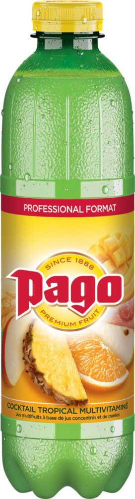 Pago Jus multivitamin - Lot de 6 Bouteilles 1 L