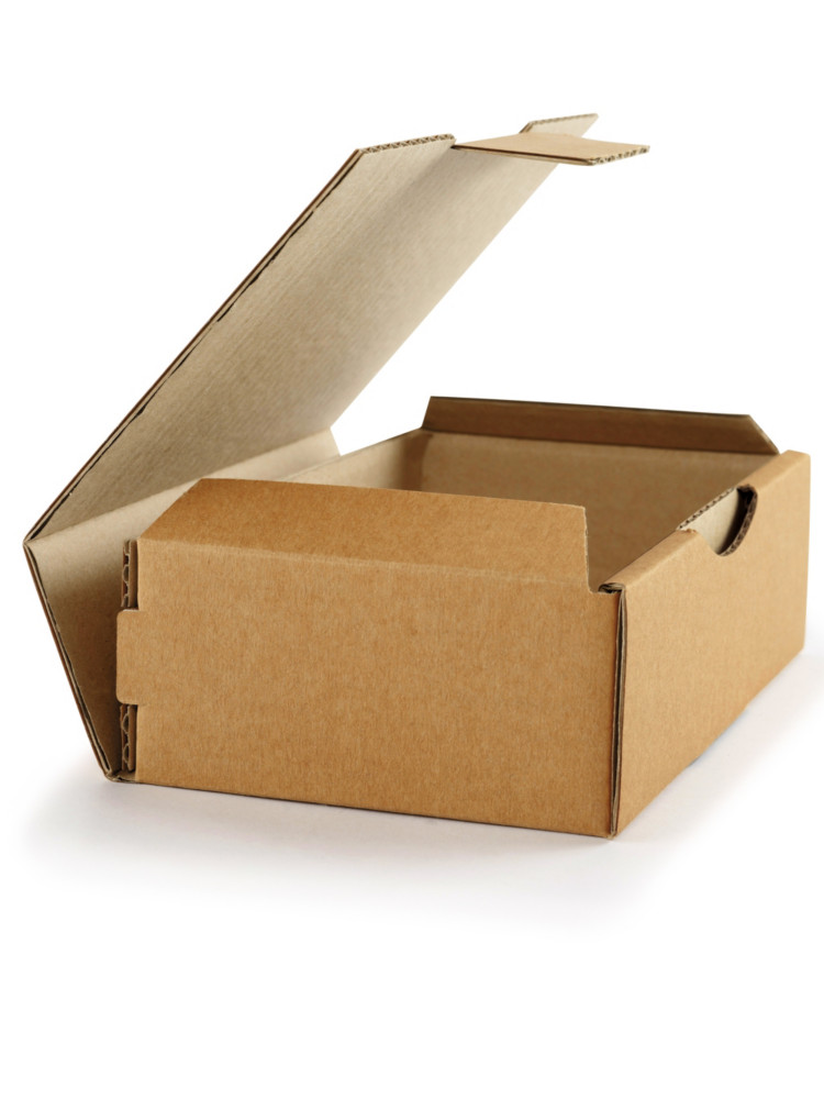 RAJA Bote d'expdition brune en carton simple cannelure - L.18 x l.10 x H.5 cm - Lot de 50