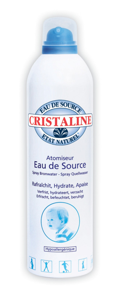 Cristaline Brumisateur d'eau de source - Eau plate  - 150 ml