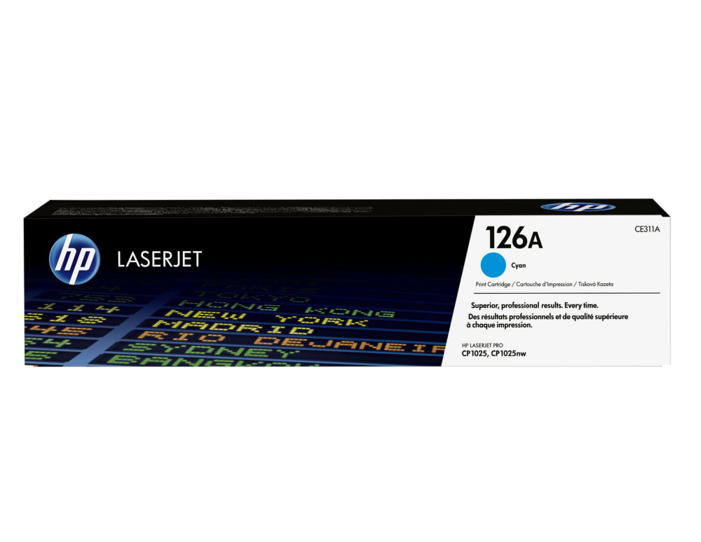 HP 126A Toner authentique CE311A - Cyan