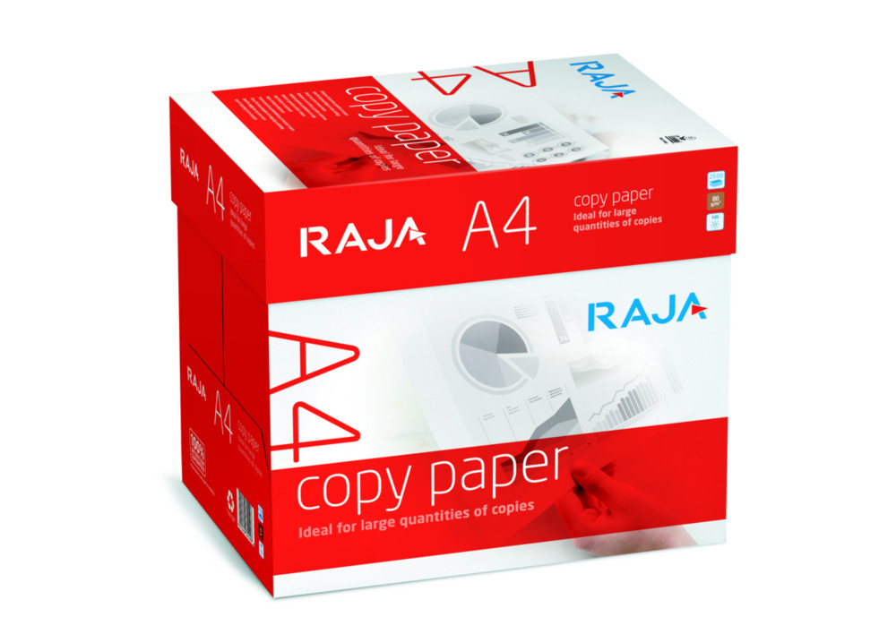RAJA Papier A4 blanc Copy Paper - 80g - Bote de 2500 feuilles