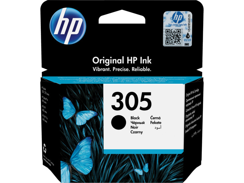 HP 305 Cartouche d'encre authentique 3YM61AE - Noir